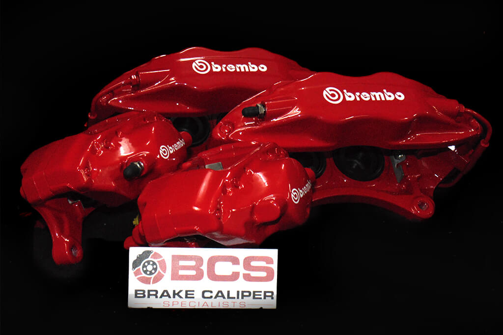 Mitsubishi Evo Brembo Red Brake Caliper Painting Kit BCS Automotive