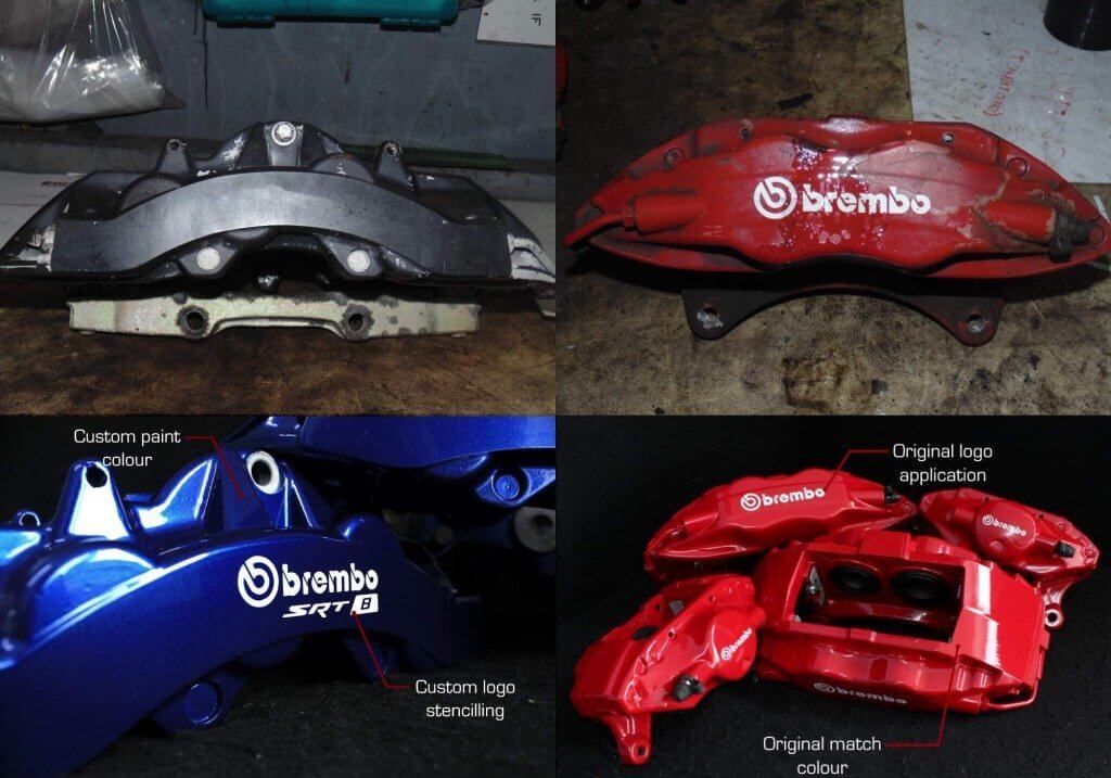 Brembo Calipers Before and After