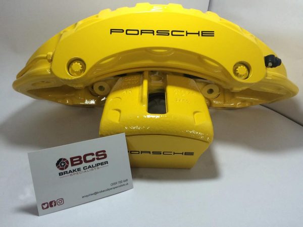 Black Porsche Brake Caliper Decals