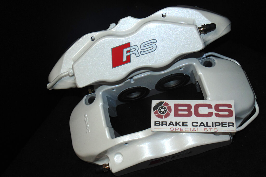 Pearl White Brake Calipers Refurbished with 4 Year Warranty