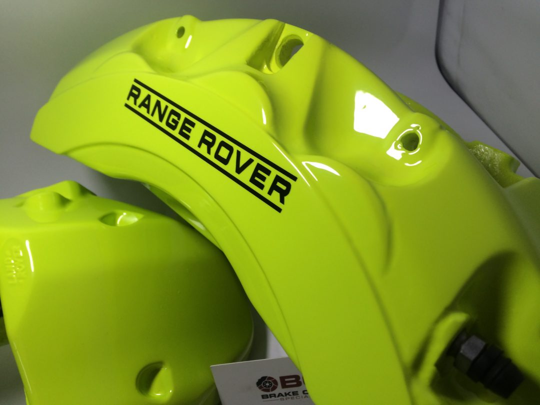 Range Rover Brake Caliper Decals. Purpose Made For Brake Calipers