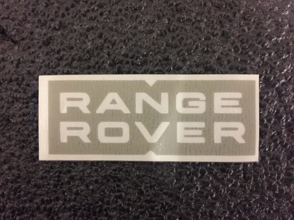 Range Rover top and bottom stencil Range Rover top and bottom stencil