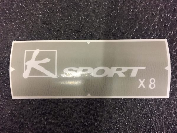 K-Sport X8 brake caliper stencil