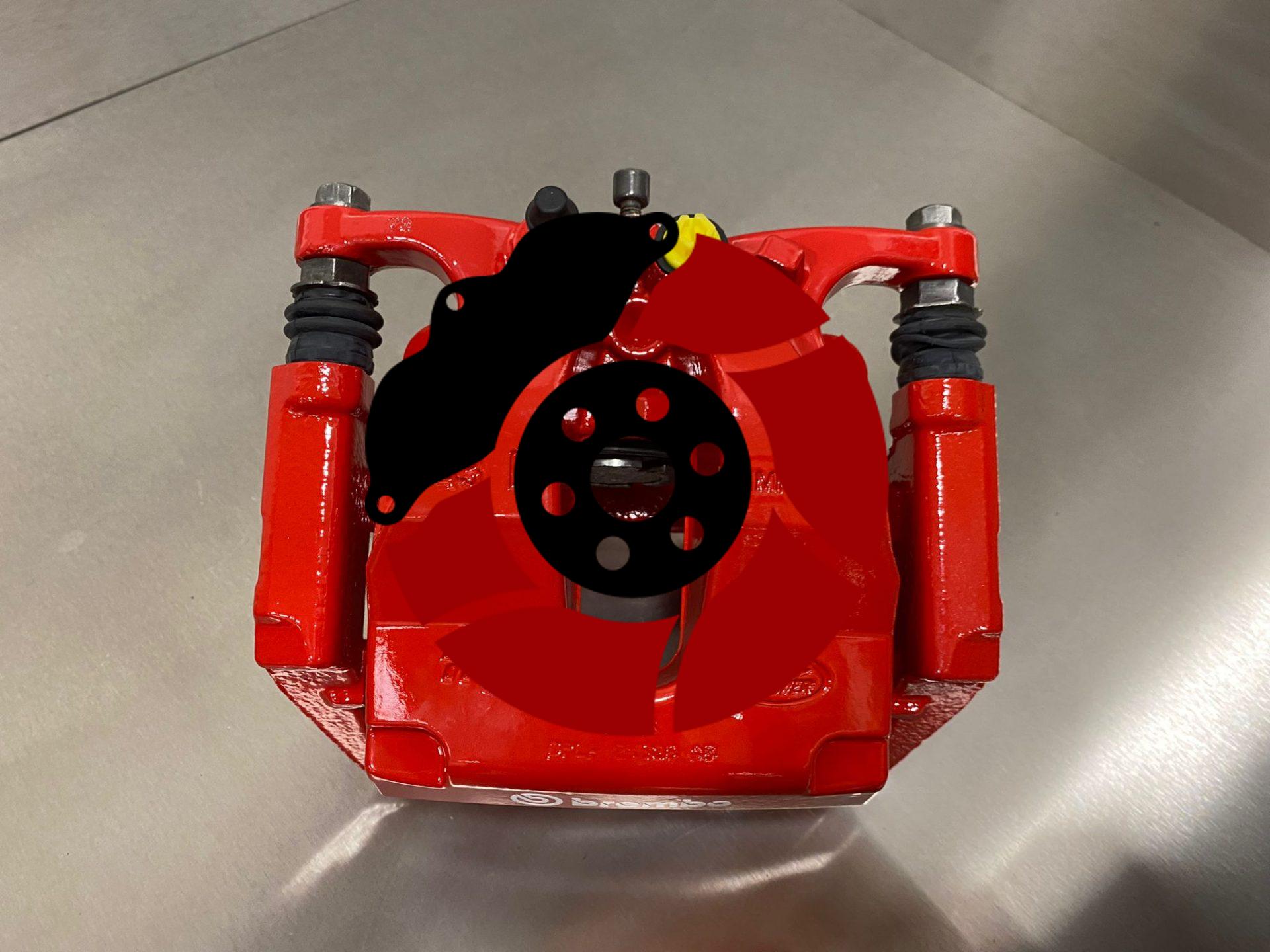 2015 Land Rover Range Rover Brake Calipers Refurbishment and Paint i001010 Professional Brake