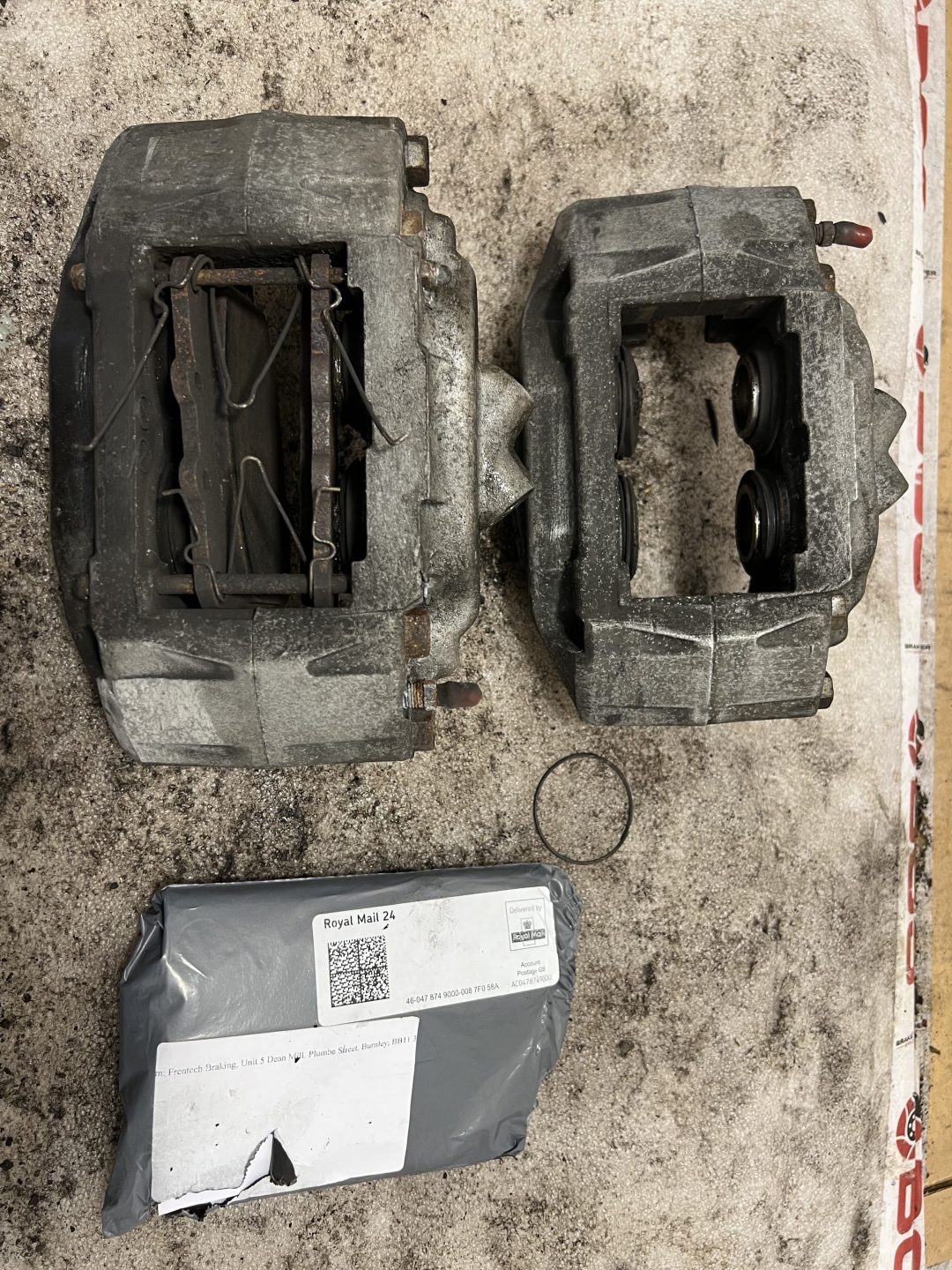 Mazda RX7 Brake Calipers Refurbishment and Paint