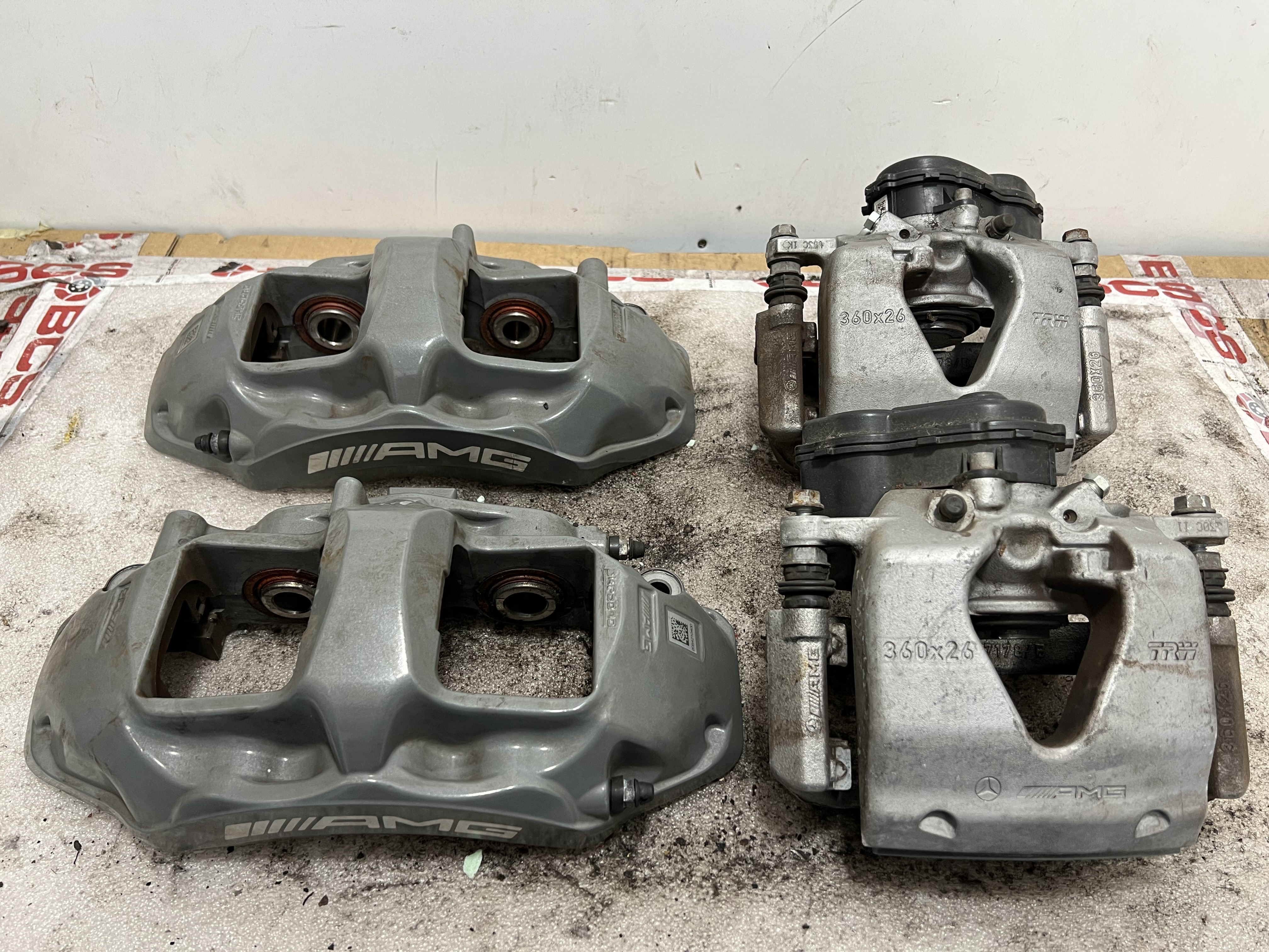 Mercedes Benz AMG Brake Caliper Before 1