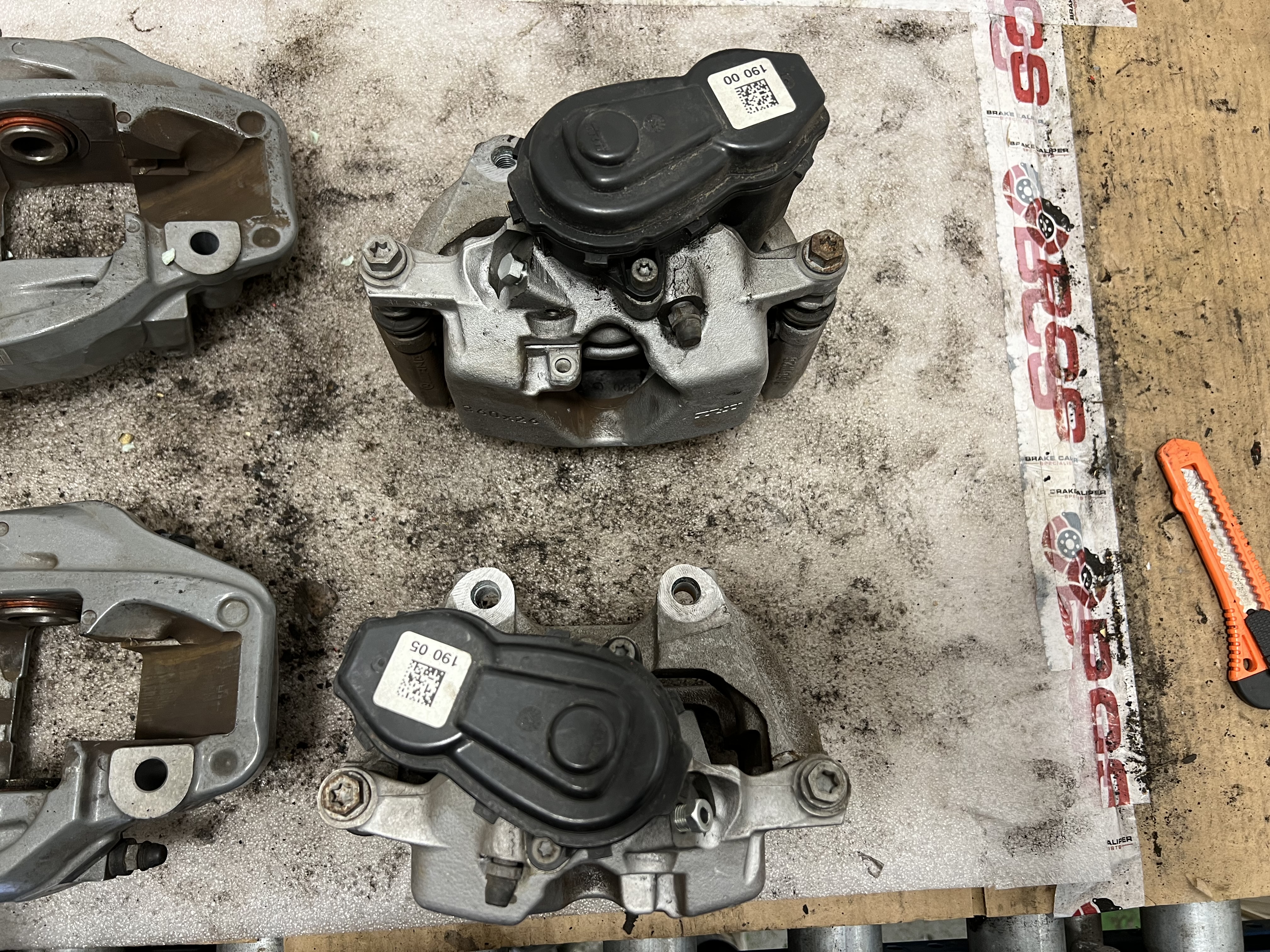 Mercedes Benz AMG Brake Caliper Before 3