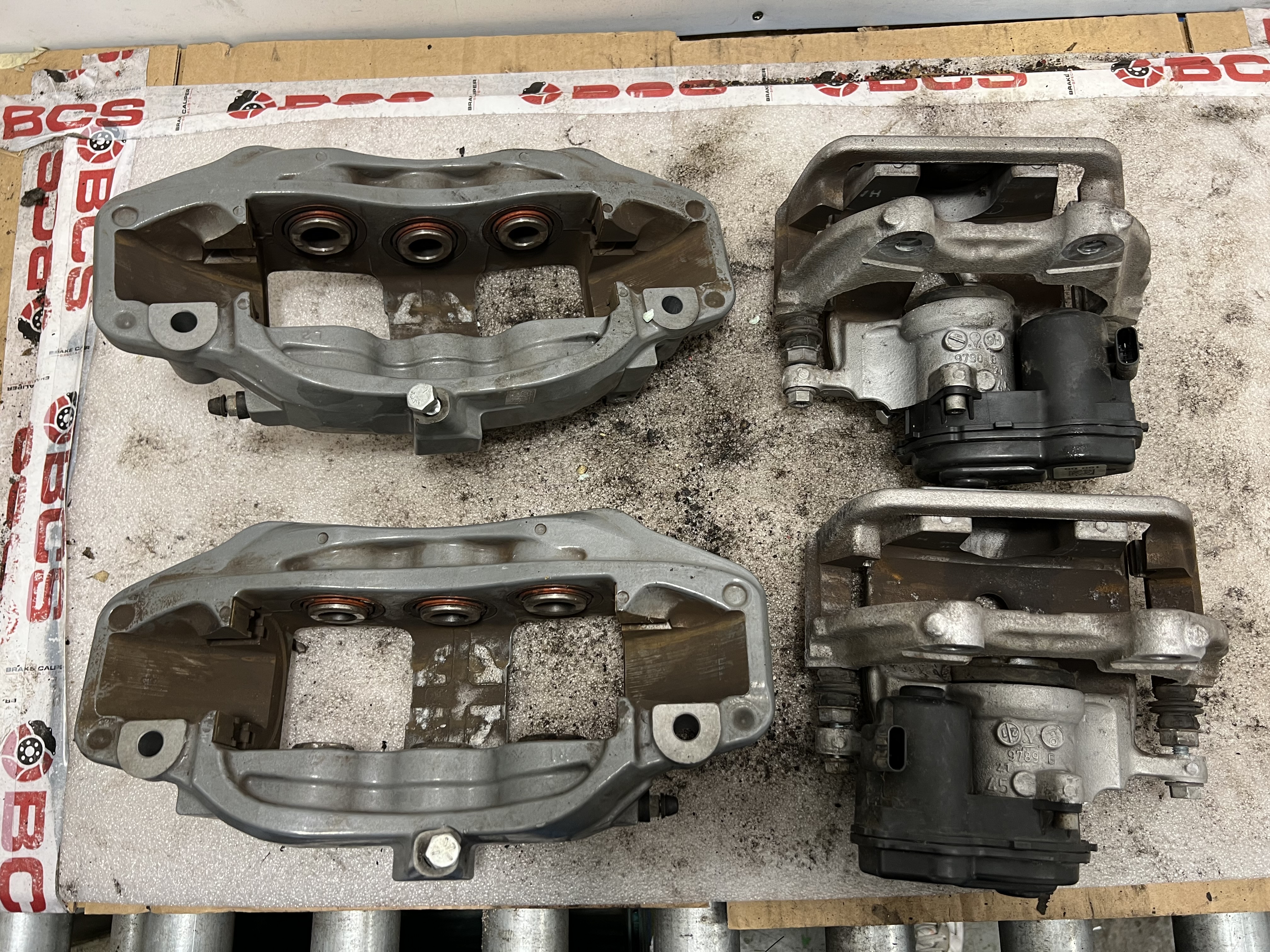 Mercedes Benz AMG Brake Caliper Before 4