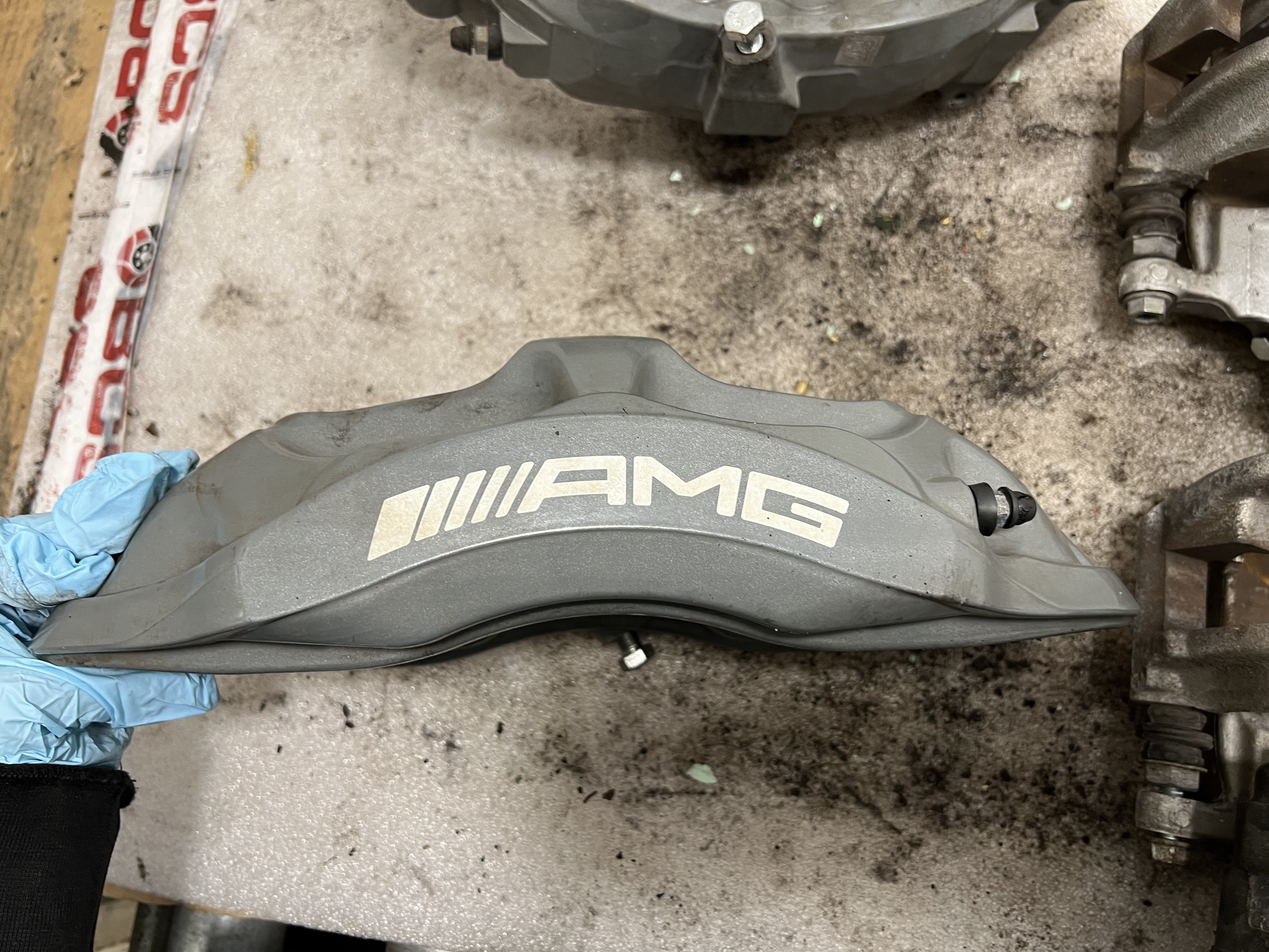 Mercedes Benz AMG Brake Caliper Before 6