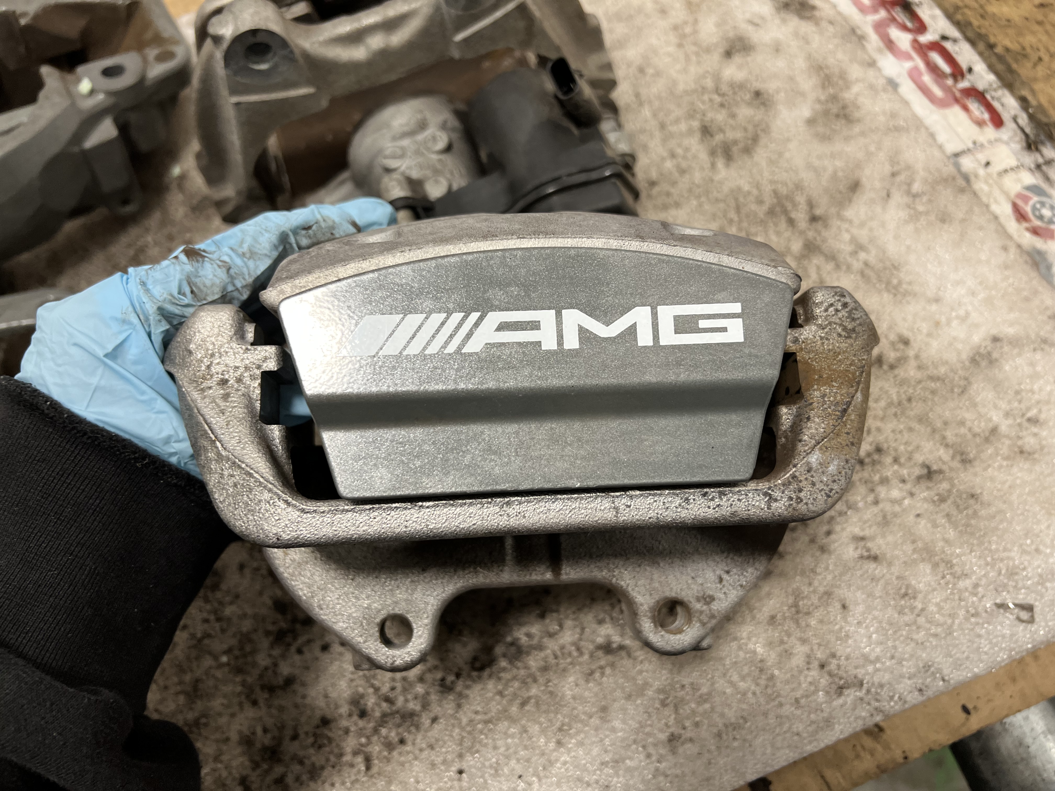 Mercedes Benz AMG Brake Caliper Before 7