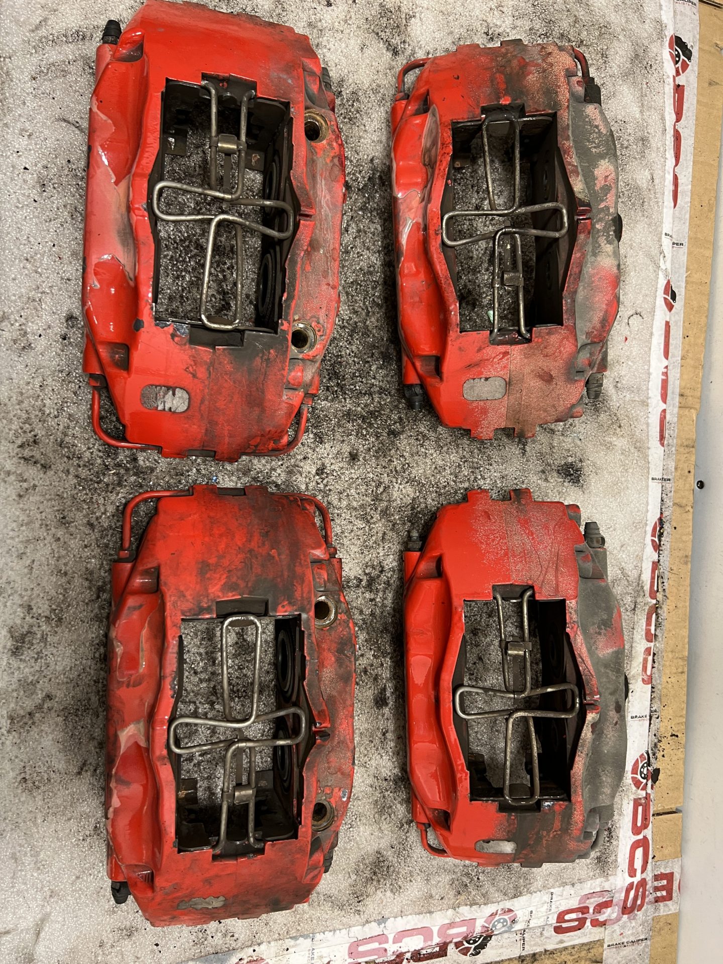 1997 Porsche 993 Brake Calipers Painted i001066 Professional Brake