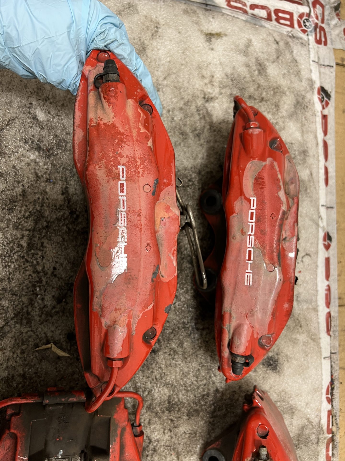 1997 Porsche 993 Brake Calipers Painted