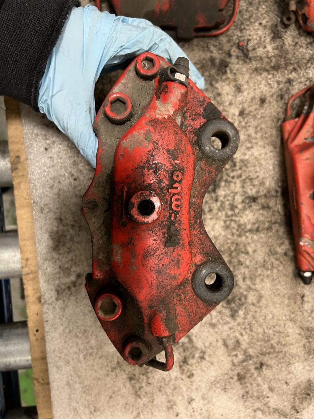 Porsche 993 Brake Calipers Painted