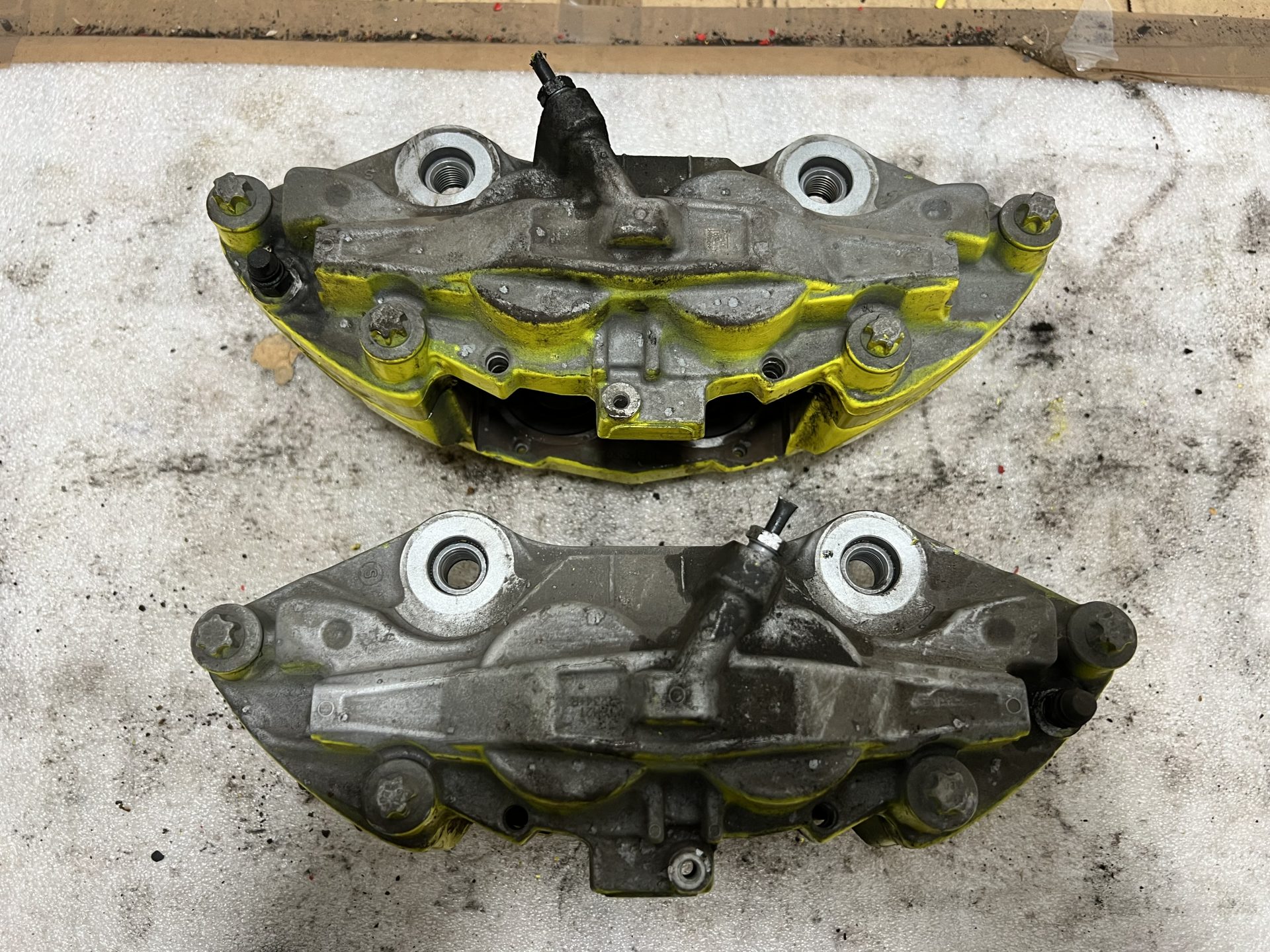 Mercedes Benz AMG Brake Calipers Painted